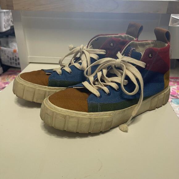 Farm Rio Platform Sneaker Rainbow Sun Unisex Men SIZE 7,5 Wmns 9.5 EU 40 shoes - Picture 3 of 16